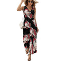 longue sans manches à motif cochons et roses pour femme