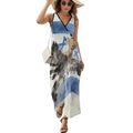 longue sans manches pour femme, motif étoile et oiseau israélien, taille 5XL